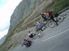 Pause auf der Passhöhe